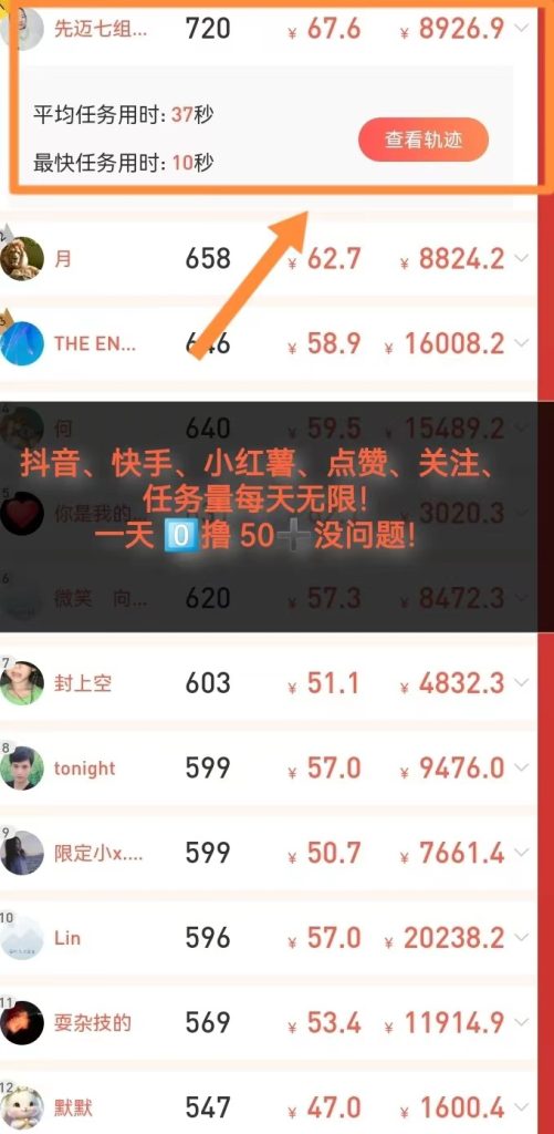 每天赚点APP：抖音、快手、点赞关注！-99首码网-网上创业赚钱首码项目发布推广平台-天庭首码网